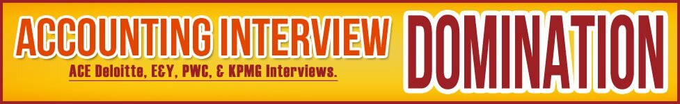 Accounting Interview Domination Review Header